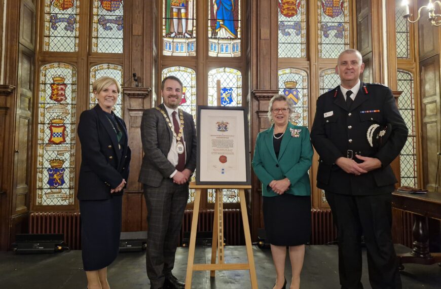 Freedom of Borough for Fire and Rescue Service