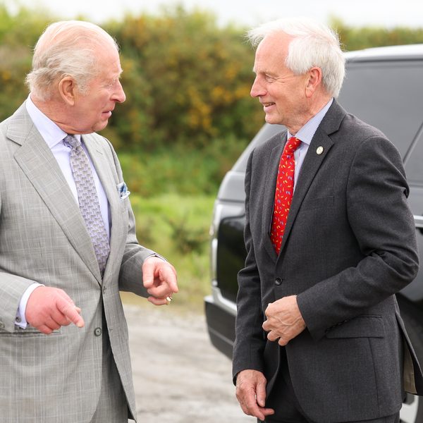HM The King Visits Ards Allotments