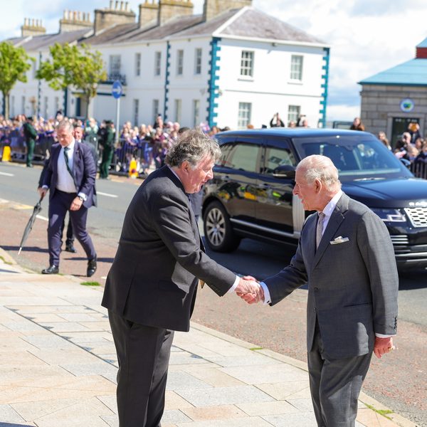 HM The King Visits Donard Methodist Church, Newcastle